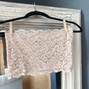 Cream lace bandeau